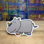 Gabby Gaynocerous Sticker