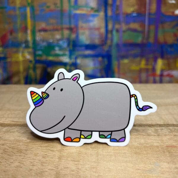 Gabby Gaynocerous Sticker