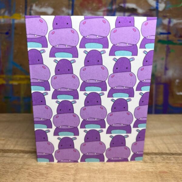 Hilda Hippo Notecard