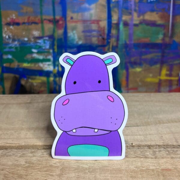 Hilda Hippo Sticker