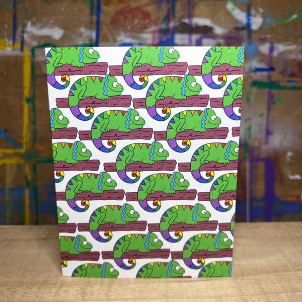 Gertie Gaymeleon Notecard