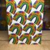 Rainbow Doodle Notecard