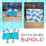 Dottie Doodle - Sticker and Matching Notecard Bundle
