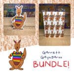 Garrett Gaynaroo - Sticker and Matching Notecard Bundle