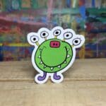 Ernestine the Eyes Sticker