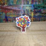 Rainbow Tree Sticker