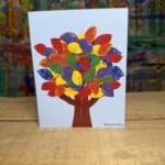 Rainbow Tree Notecard
