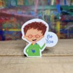 Little Jed Be You Sticker