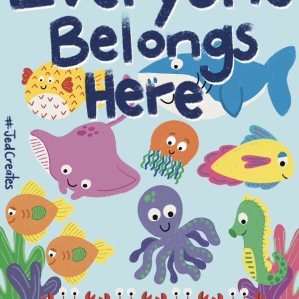 Sea Creatures Classroom Poster Pack